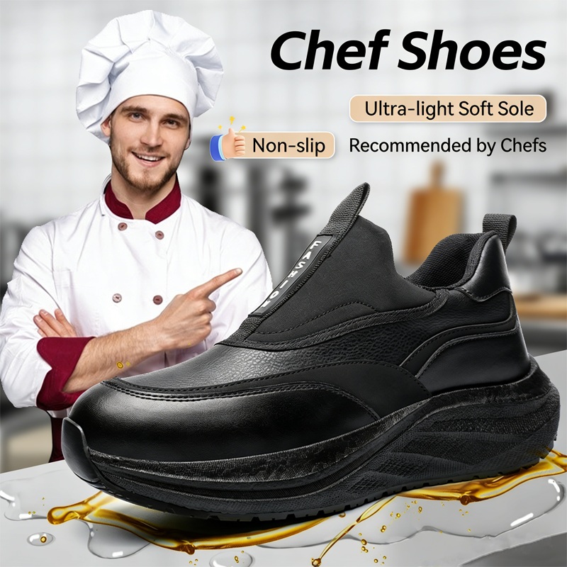 Kitchen Gadgets For Men - أحذية رجالية جلدية مقاومة للماء ومضادة