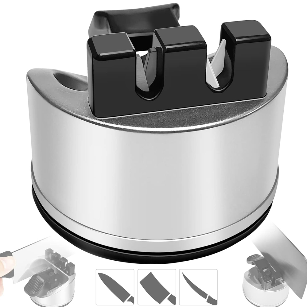 Kitchen Gadgets Of 2025 - مبراة سكاكين جديدة بدون استخدام اليدين