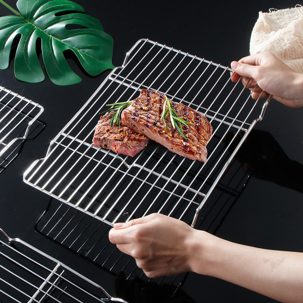 Kitchen Gadgets List - الفولاذ المقاوم للصدأ الشواء شبكة حصيرة