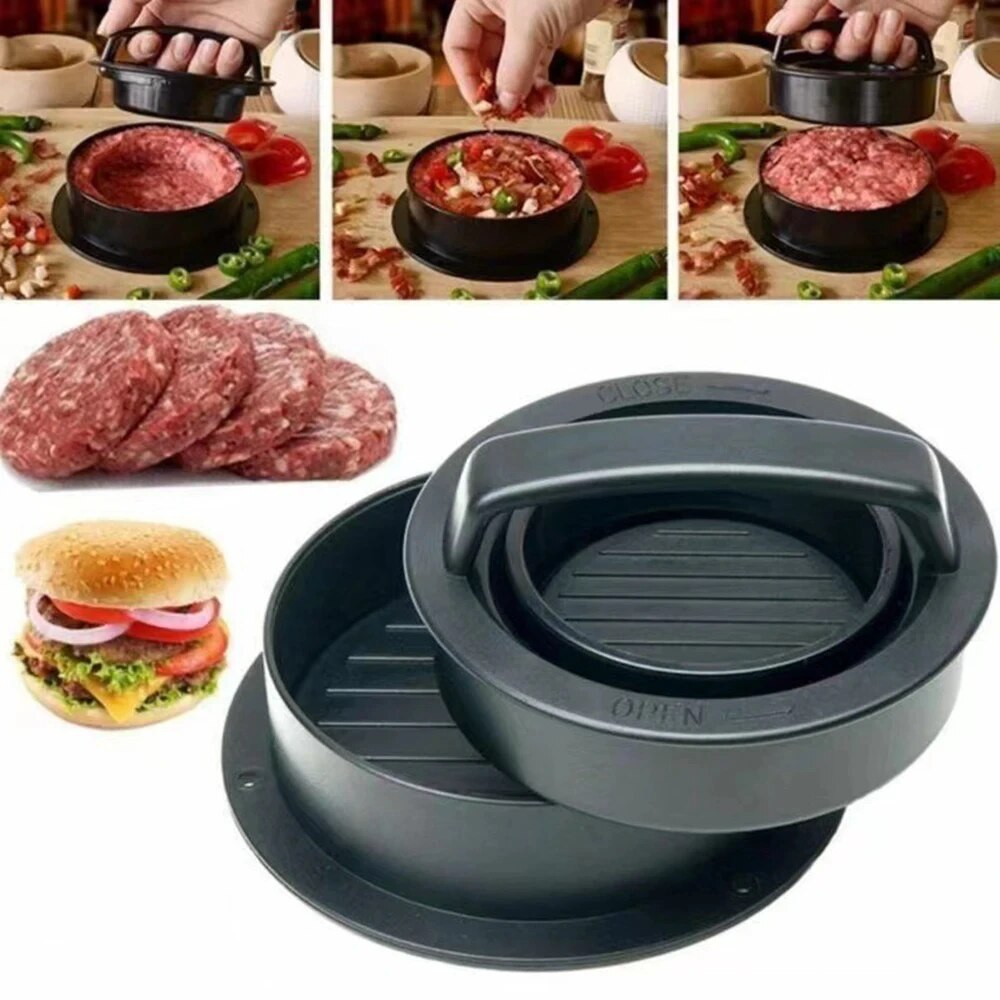 جولة همبرغر برغر الصحافة لحوم  - مراجعة Kitchen Helper Gadgets وسعره