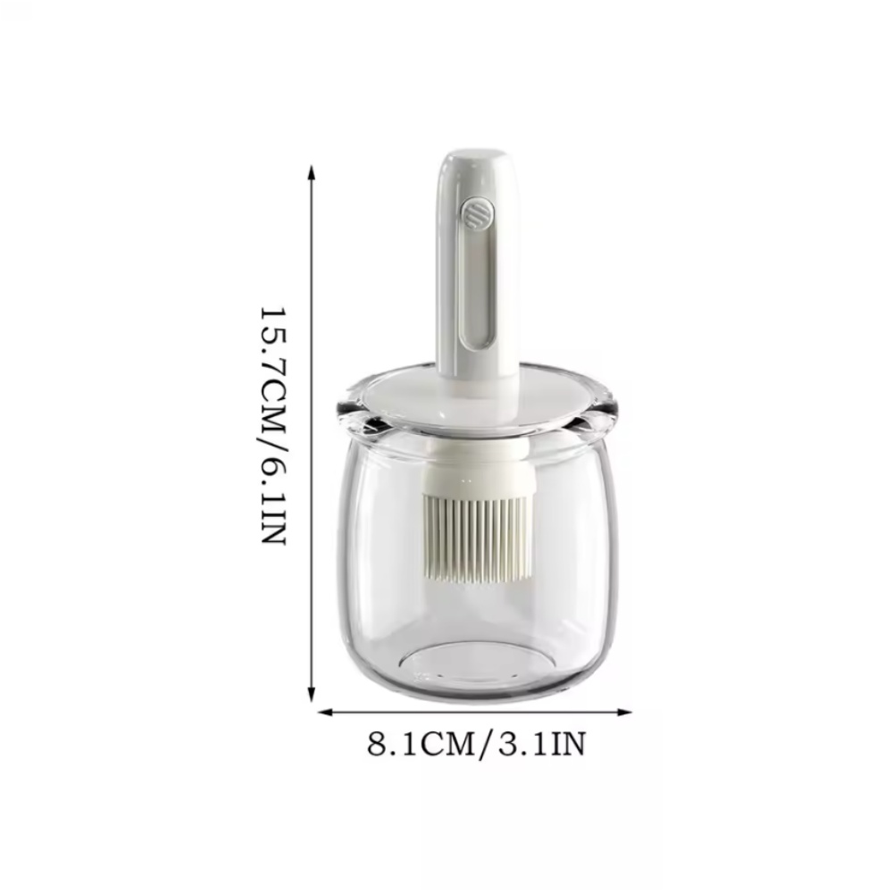 موزع زيت الطبخ، زجاجة خل خفيفة - مراجعة Kitchen Gadgets Dispenser Brush Holder وسعره