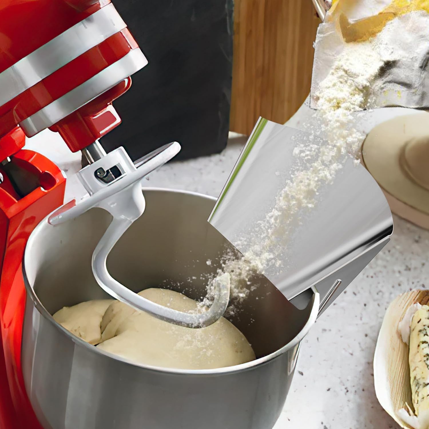 مزلقة صب لخلاط حامل كيتشن إيد، - مراجعة Kitchen Gadgets Machine وسعره