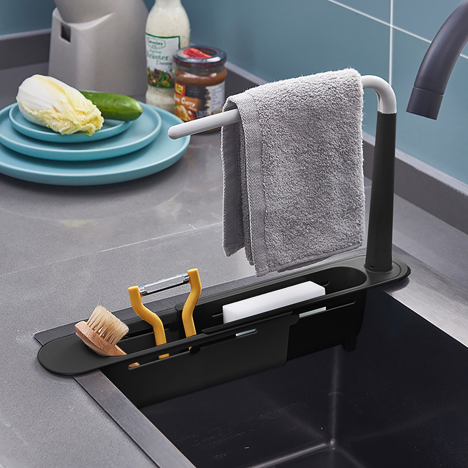 تجفيف بالوعة Elescopic ، منظم  - مراجعة Kitchen Gadgets List وسعره