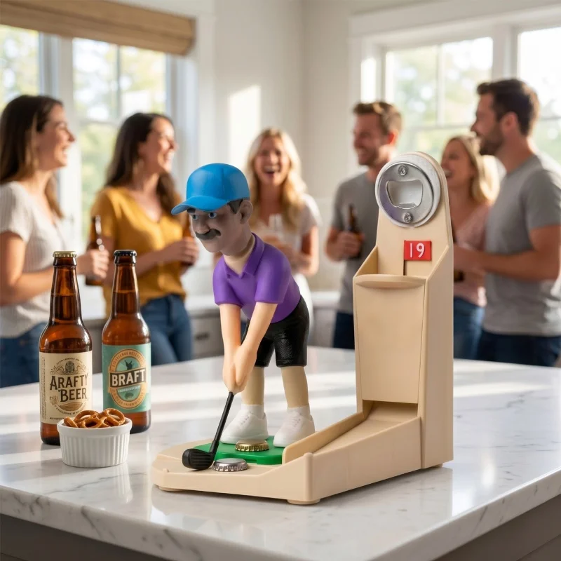 فتاحة زجاجات على شكل لاعب جولف - مراجعة Kitchen Gadgets To 3D Print وسعره