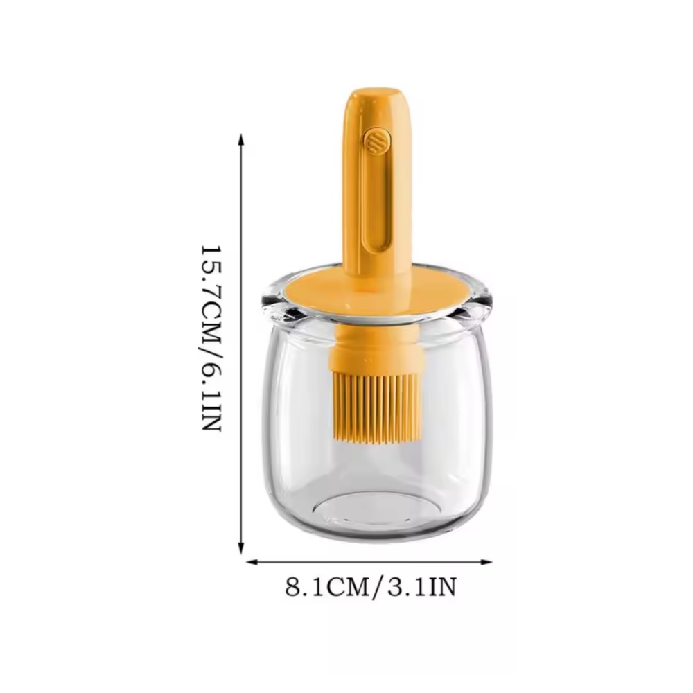 موزع زيت الطبخ، زجاجة خل خفيفة - مراجعة Kitchen Gadgets Dispenser Brush Holder وسعره