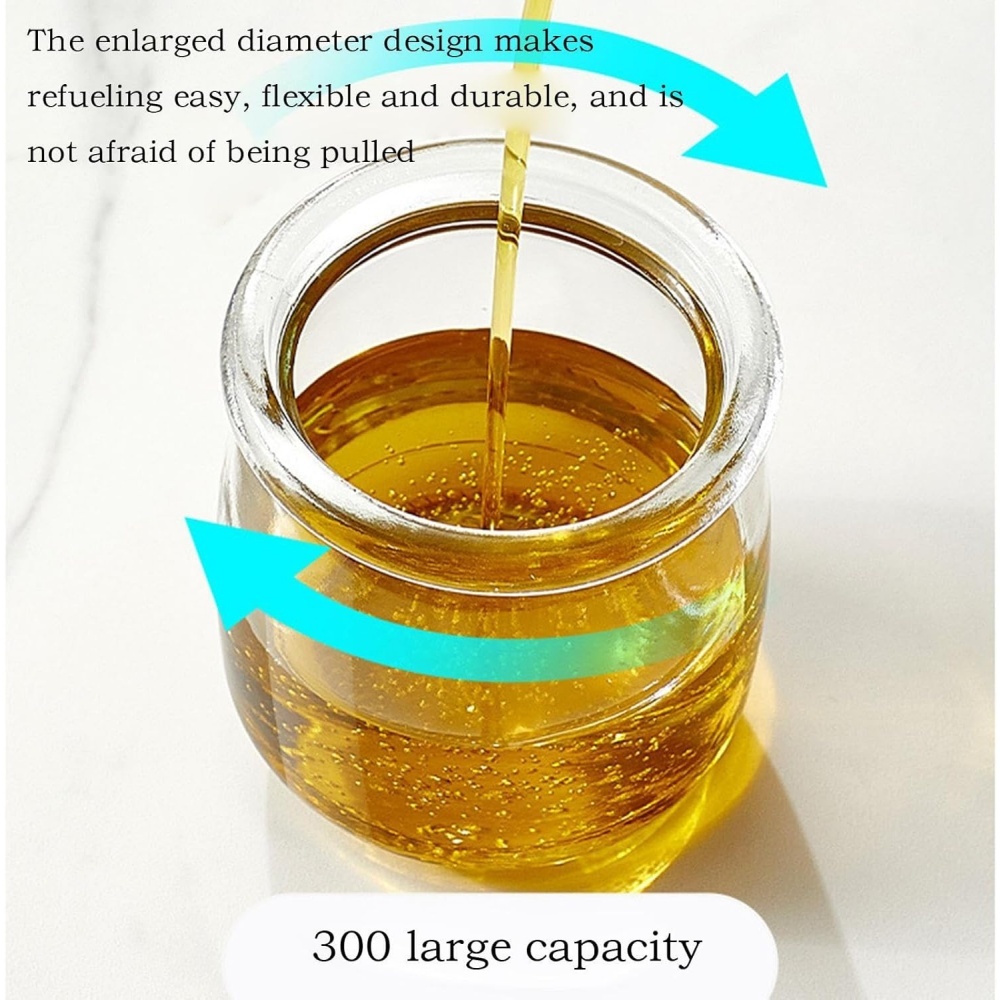 موزع زيت الطبخ، زجاجة خل خفيفة - مراجعة Kitchen Gadgets Dispenser Brush Holder وسعره