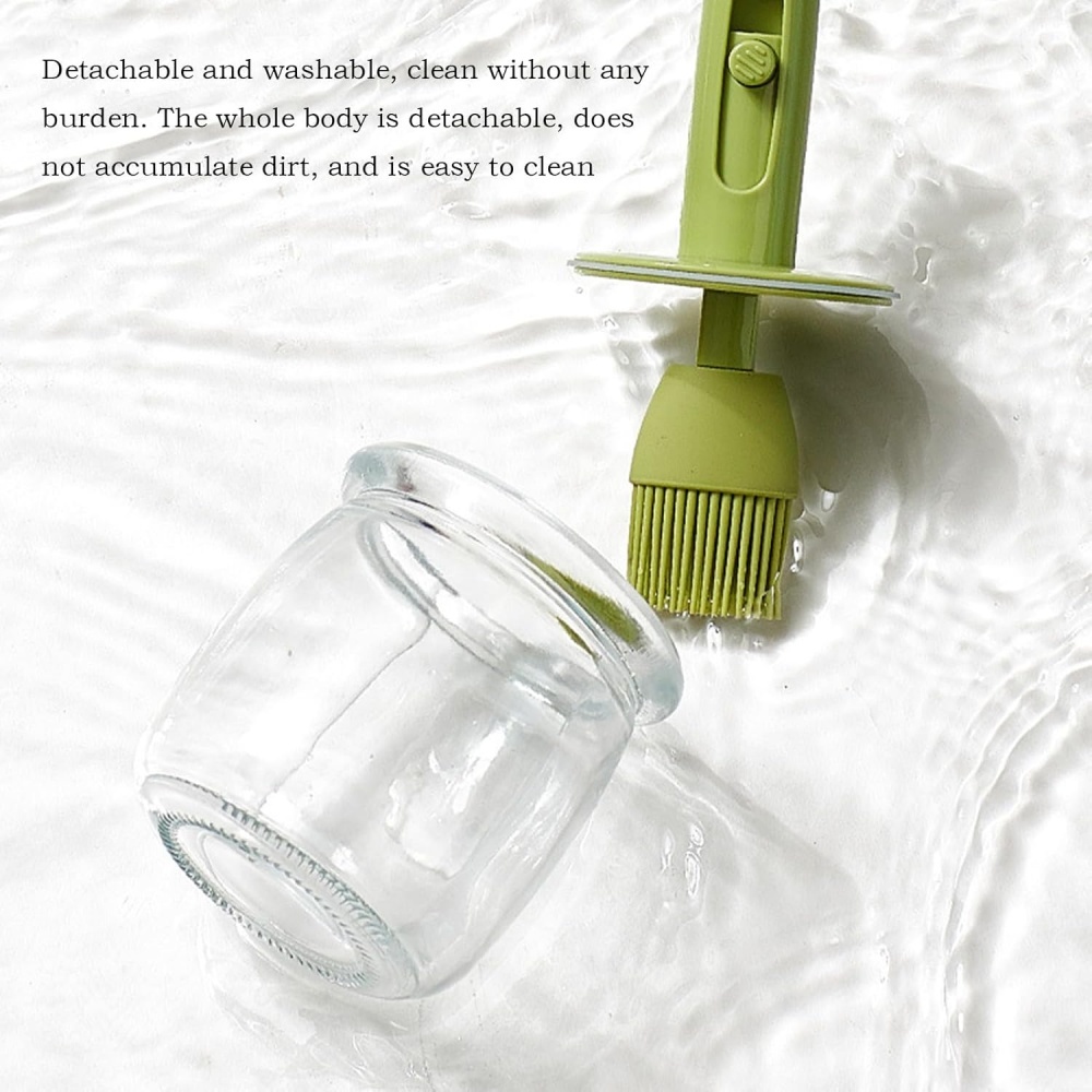 موزع زيت الطبخ، زجاجة خل خفيفة - مراجعة Kitchen Gadgets Dispenser Brush Holder وسعره