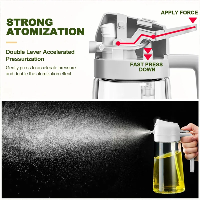 2025 جديد زجاجة رذاذ الزيت الت - مراجعة Kitchen Gadgets Of 2025 وسعره