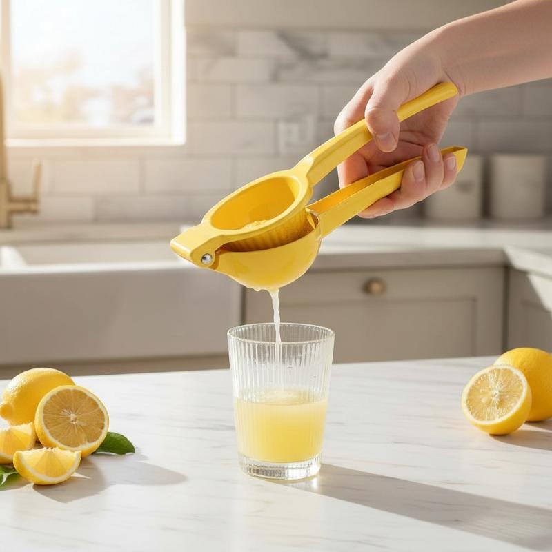 عصارة ليمون يدوية محمولة، أداة - مراجعة Kitchen Gadgets That Are Useful وسعره