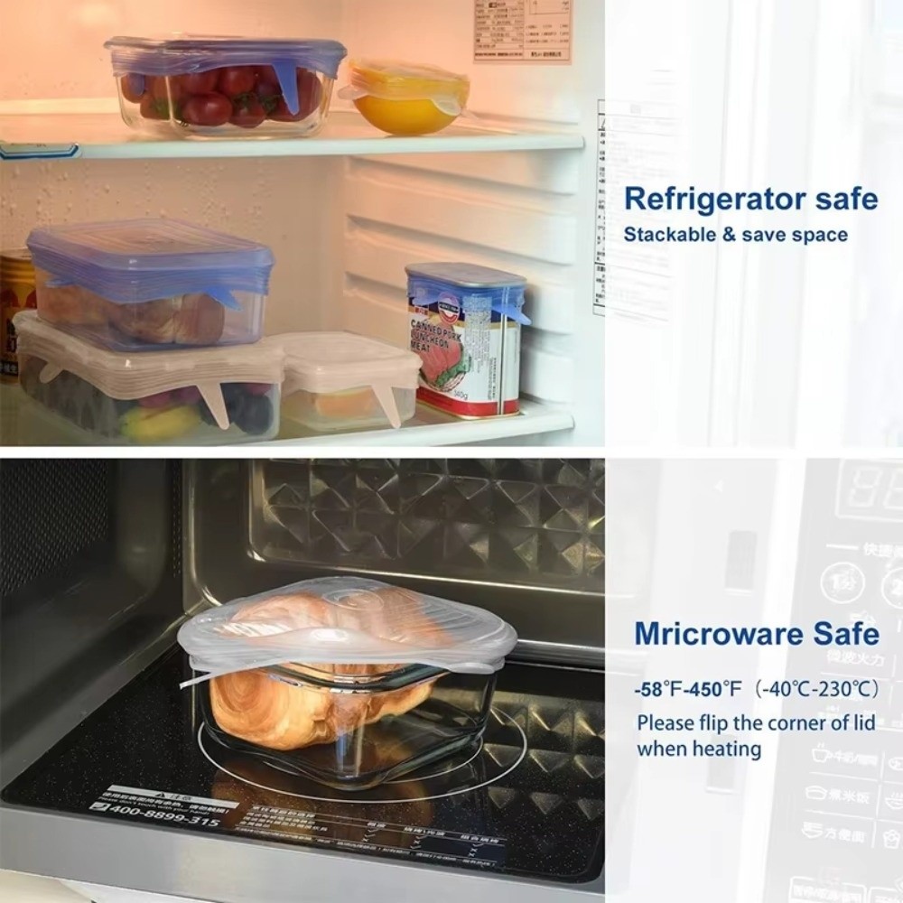 6 قطع جديدة من أغطية السيليكون - مراجعة Kitchen Gadgets That Are Useful وسعره