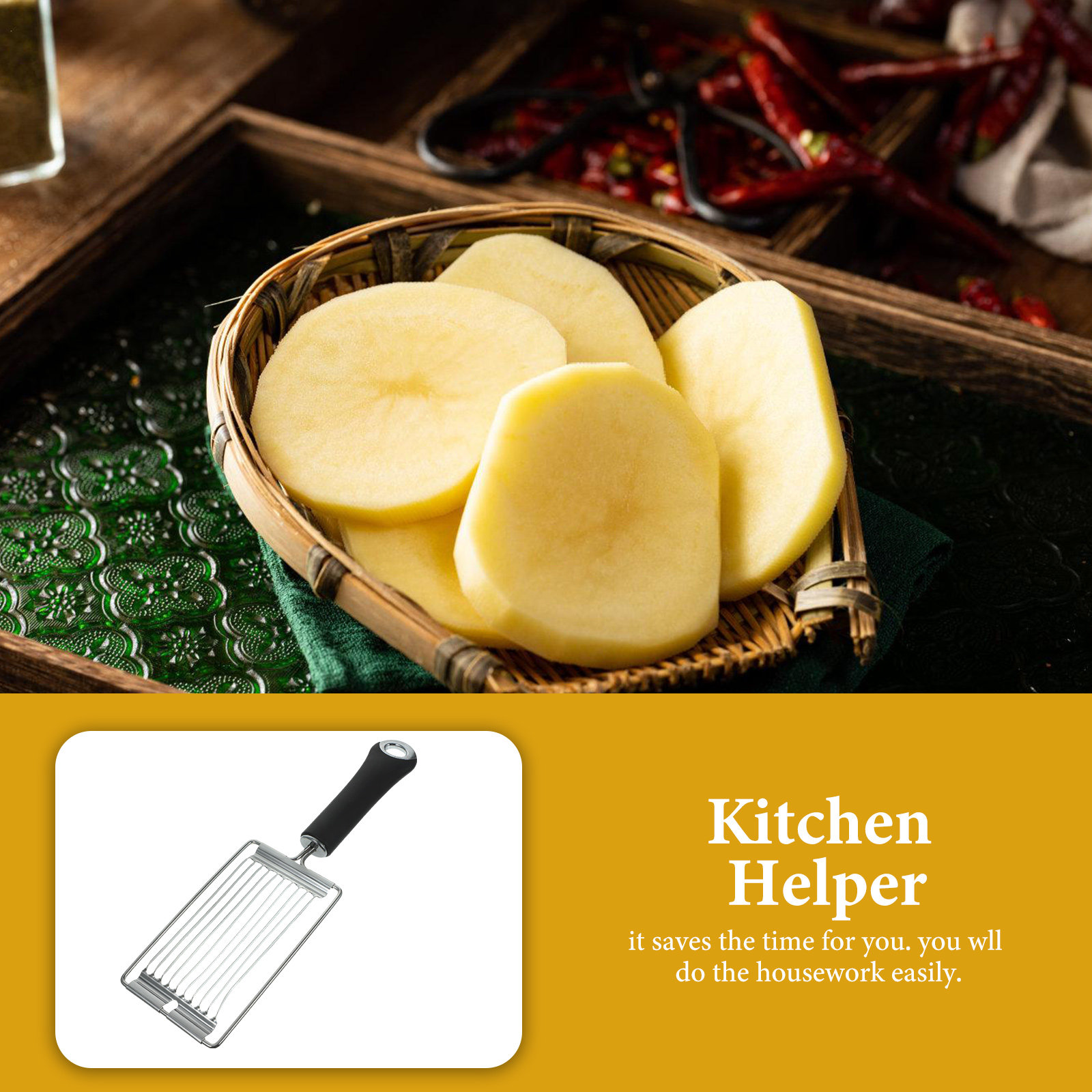 أدوات تقطيع الخضروات من الفولا - مراجعة Kitchen Helper Gadgets وسعره