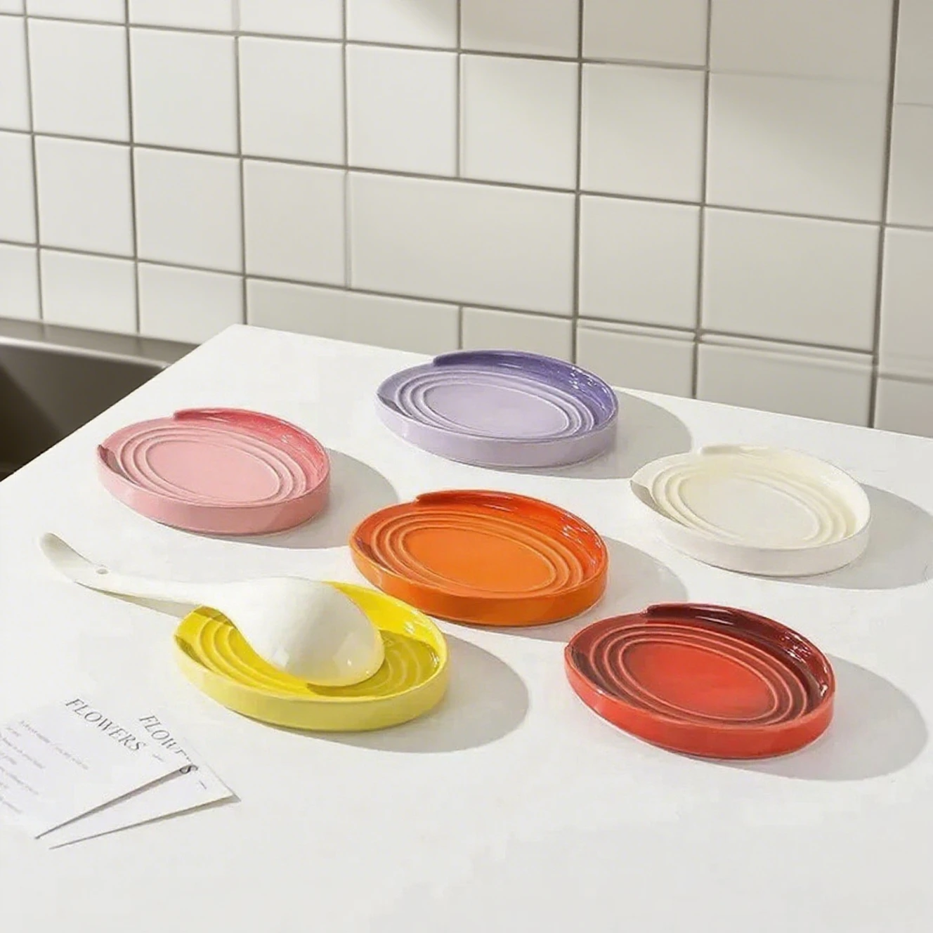 مسند ملعقة بورسلين 15 سم، منظم - مراجعة Kitchen Helper Gadgets وسعره