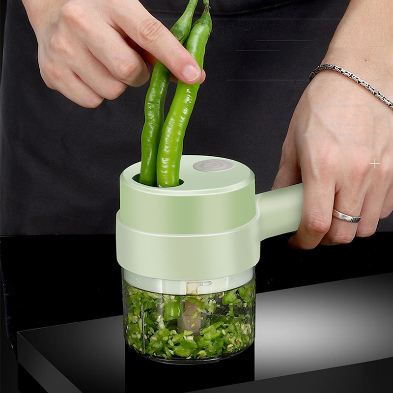4In1 قطاعة الخضراوات الكهربائي - مراجعة Kitchen Gadgets Machine وسعره